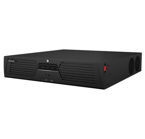 [HIK-SOL-424] DS-9616NI-M8 - Grabador NVR 16 CH IP 8K 32Mpx@2ch E/S Alarma 16/9 Audio 1/2 320/400Mbps 8xHDD VCA Mapa Calor Matrículas Conteo 2U