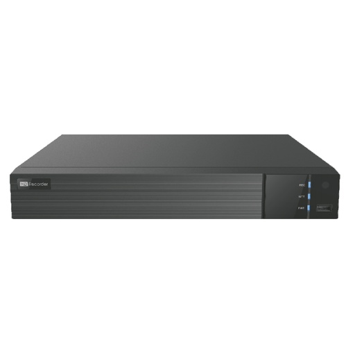 [TVT-305] TD-3116H2-16P-B2-B - Grabador NVR IP 16CH 8MP 16PoE 2HDD VCA Facial Matrículas Perímetro