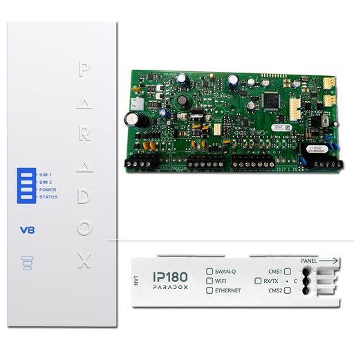 [PARADOX-209] KIT-MQTT-SP5500+ - Kit adaptación a MQTT Paradox SP5500+ , Módulo IP180 , Módulo PCS265V8
