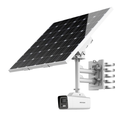 [HIK-SOL-810] DS-2XS6A46G1/P-IZS/C36S80(2.8-12mm) - Kit Cámara Bullet 4MP 2.8-12 mm con energía solar ANPR 4G