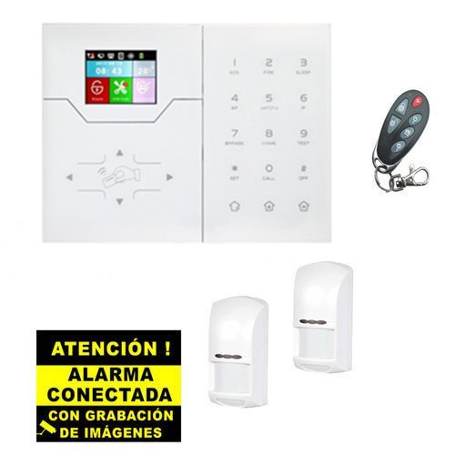 [BYSECUR-ALARM-27] BSC02292 - Kit de Alarma Bysecur IP / GSM. Central + 2 PIR + Mando