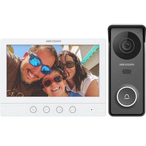 [HIK-INTERCOM-271] DS-KIS213(B) - Kit de videoportero Analógico HD 4 hilos