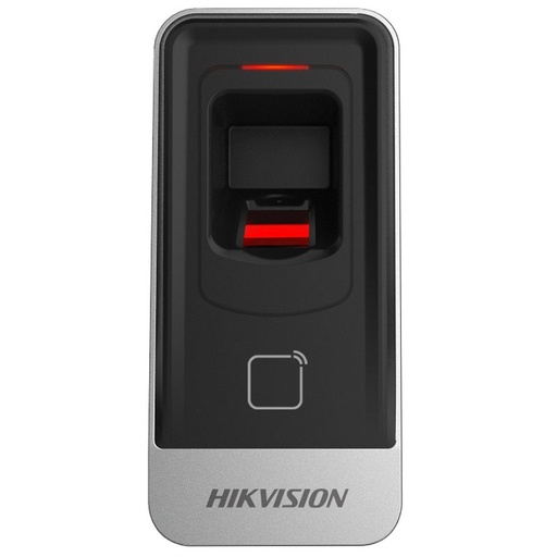 [HIK-ACC-342] DS-K1201AEF - Lector Huellas Dactilares y Tarjetas EM Montaje Superficie Zumbador Tamper